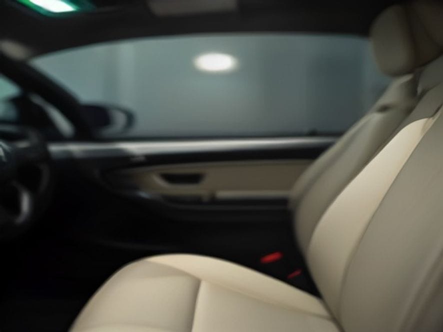 Interior detailing and dashboard cleaning